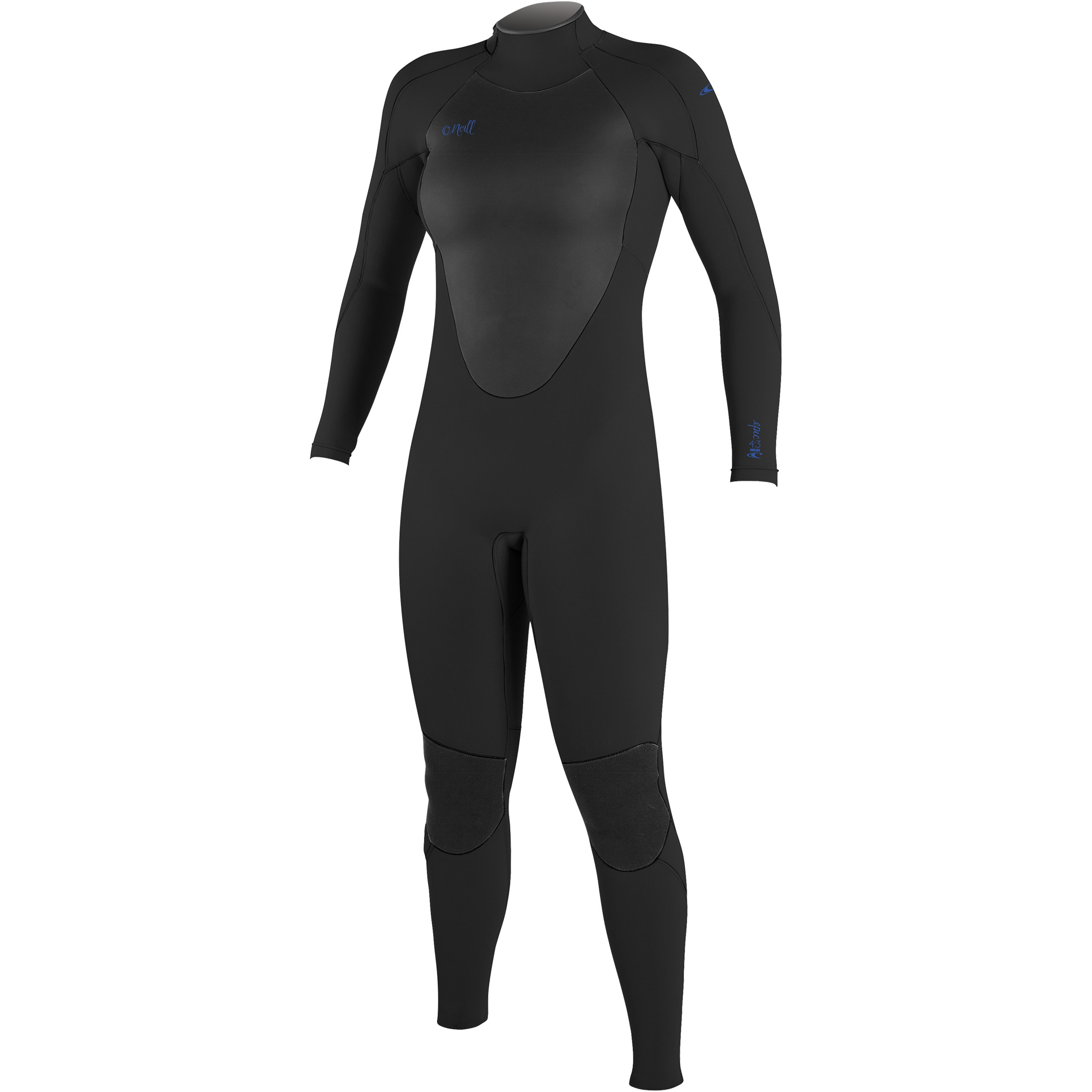 2026 O'Neill Womens Epic 4/3mm Back Zip Wetsuit 4214B - Black